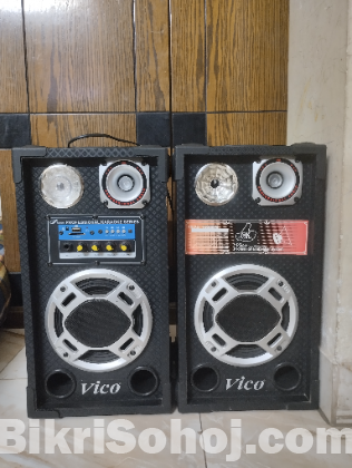 Vico 15000w Speaker (bluetooth + Audio Jack Pen Drive)